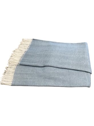 Herringbone Throw, Tradewind