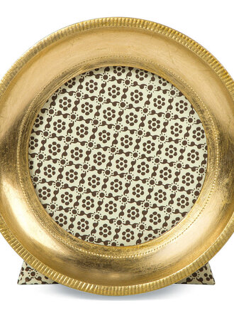 Florentine Gold Leaf 4" Round Frame Florentine Gold Leaf 4" Round Frame