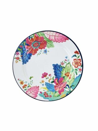 One Hundred 80 Degrees Tobacco Leaf Melamine Plate 11.5"