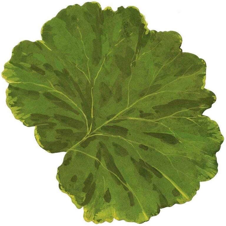Green Leaf Die Cut Placemat -Set of 4