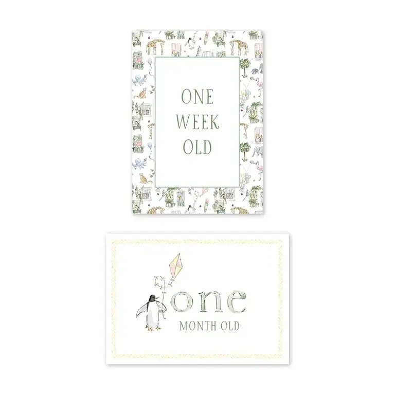Zoo in the City Milestone Cards, Set of 15