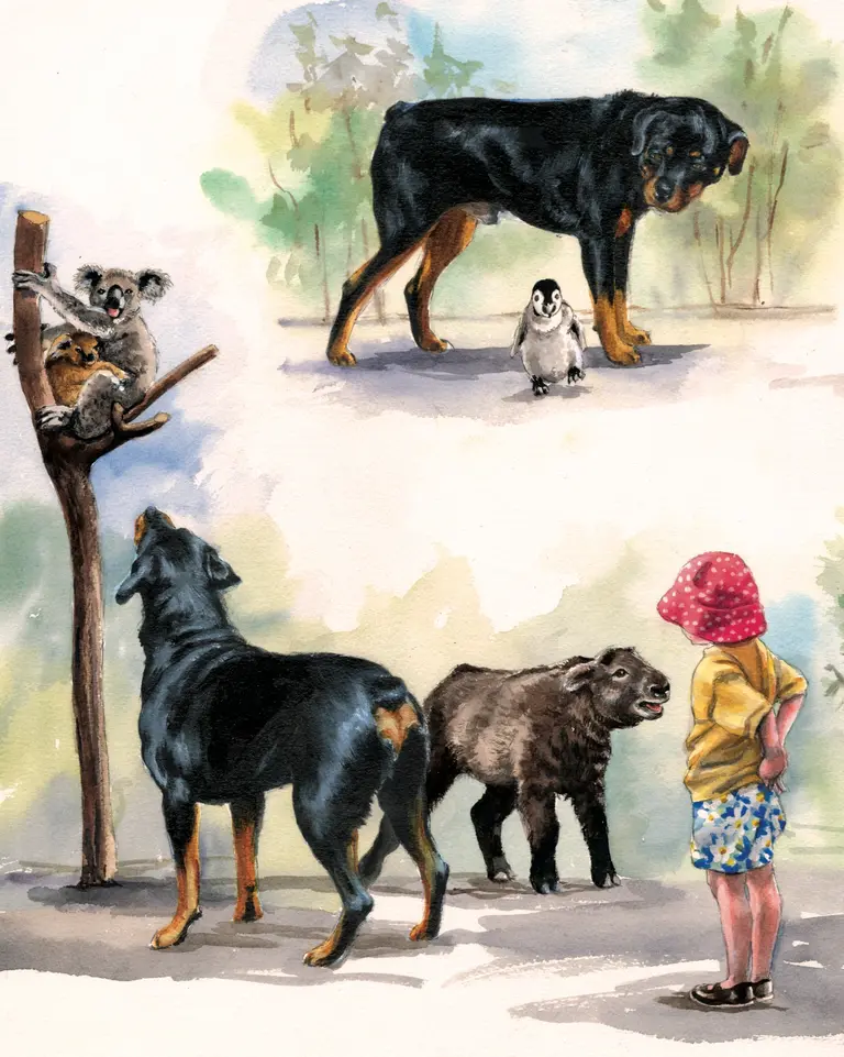 Good Dog Carl Visits the Zoo Board Book