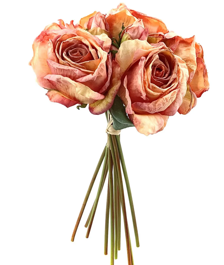 Cameo Garden Rose Clutch Bouquet