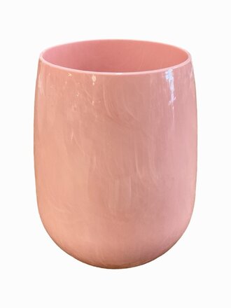 Stemless SymGLASS Wine Glass, Pink