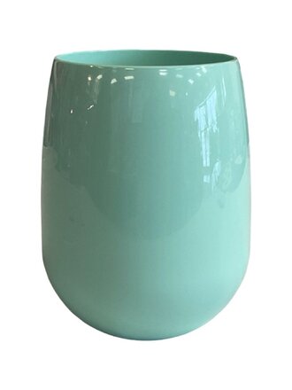 Stemless SymGLASS Wine Glass, Seafoam