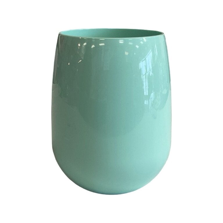 Stemless SymGLASS Wine Glass, Seafoam