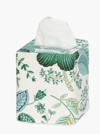 Pomegranate Tissue Box Cover, Emerald