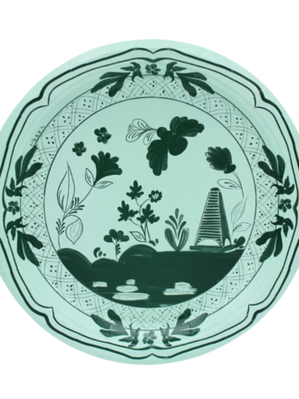8" Beachside Pavilion Dessert Paper Plates, Seafoam, Set of 8