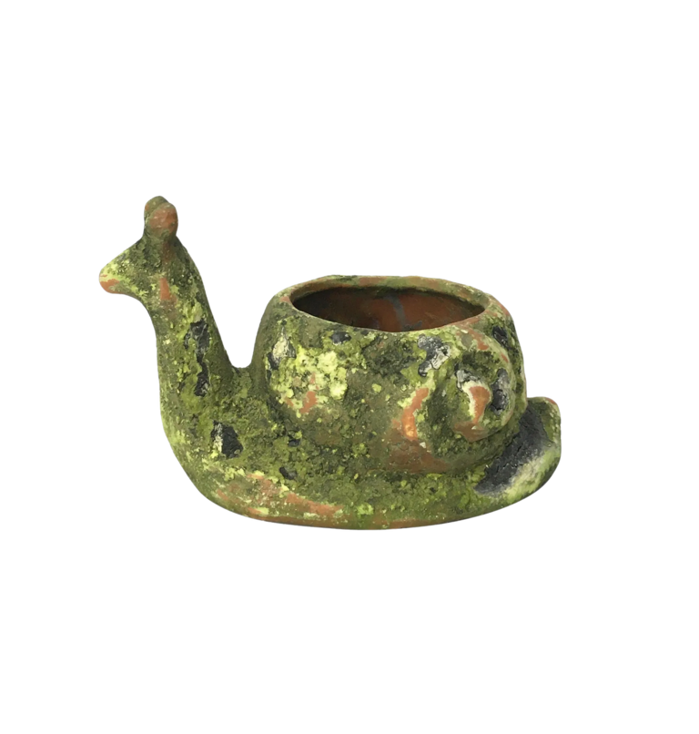 Terra Cotta Snail Planter