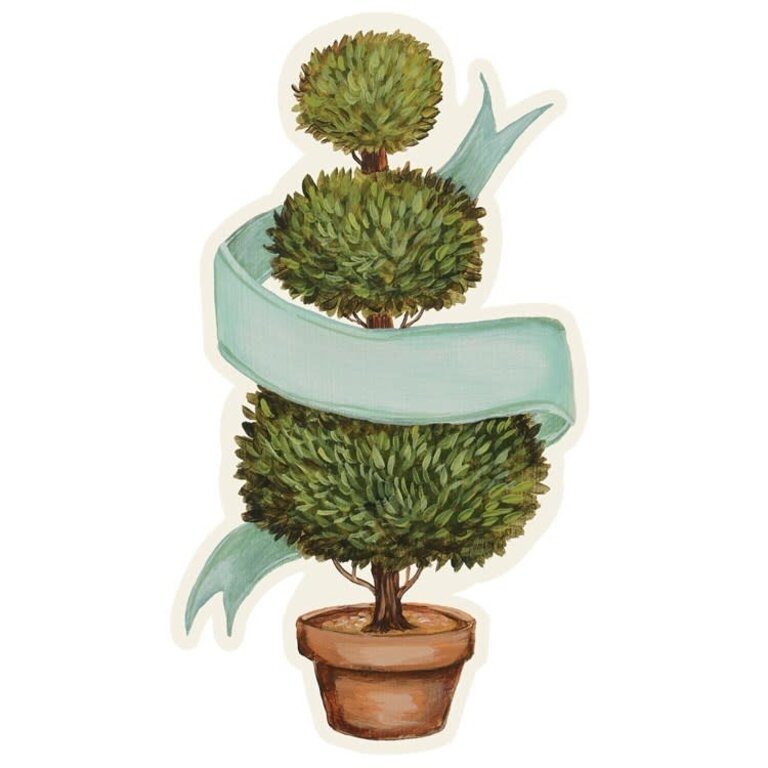 Paper Topiary Tabletop Accent, Set of 12