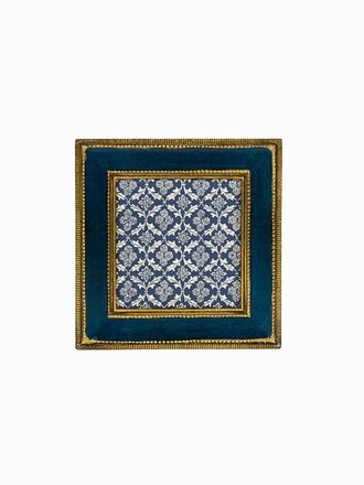 3" x 3" Classico Blue Florentine Frame
