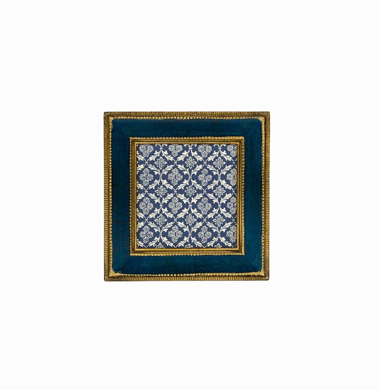 3" x 3" Classico Blue Florentine Frame