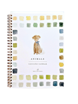 Animals Watercolor Workbook