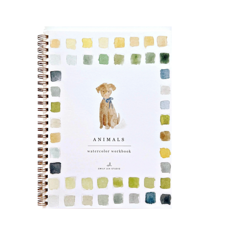 Animals Watercolor Workbook