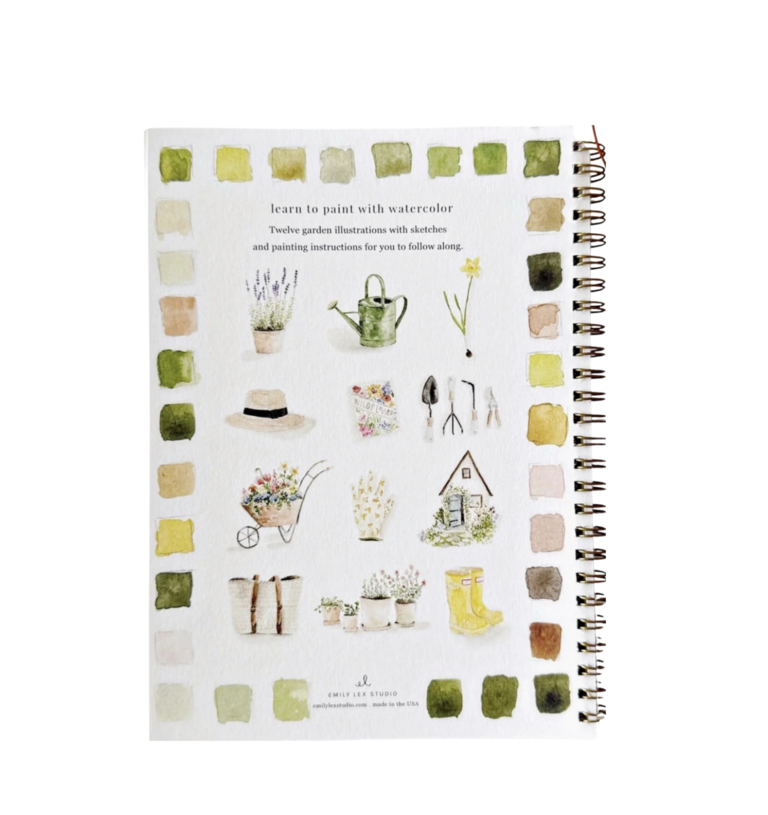 Garden Watercolor Workbook