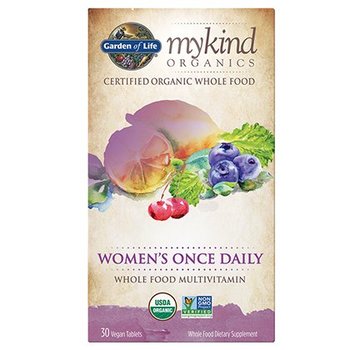 Garden Of Life My Kind Organics Women's Once Daily Whole Food Organic Multi 30 tabs