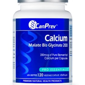 Can Prev Can Prev Calcium Malate Bis Glycinate 200mg 120 caps