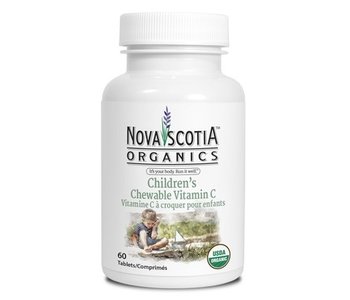 Nova Scotia Organics Children's Chewable Vitamin C 60tabs