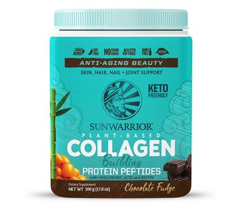 Sunwarrior Plant Based Vegan Collagen Building Protein- Chocolate Fudge 500g
