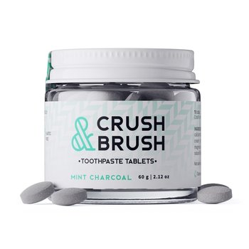 Nelson Naturals Nelson Naturals Crush and Brush Tablets Mint Charcoal 60g