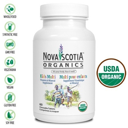 Nova Scotia Organics Kids Multi 60 tabs - Wellness Market
