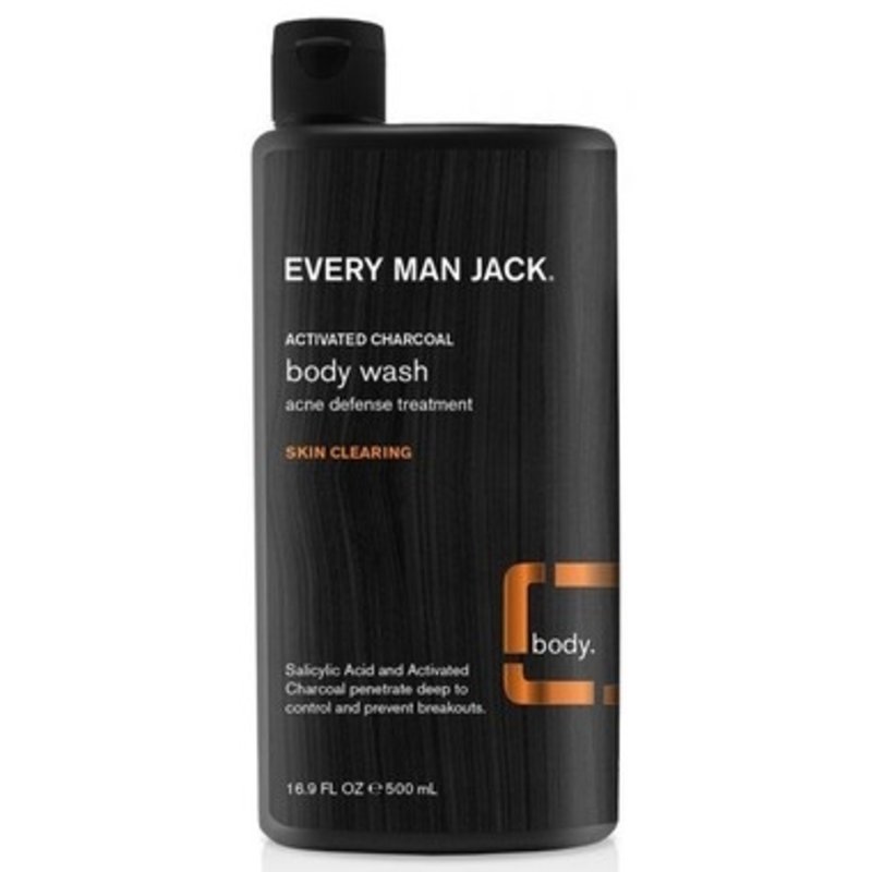 Every Man Jack Body Wash Activated Charcoal 500ml