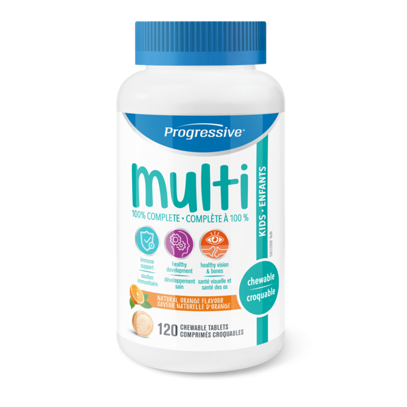 Progressive Multivitamin Kids - Natural Orange 60 chews