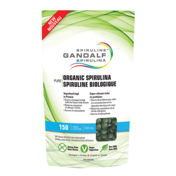 Flora Gandalf Organic Spirulina 150tabs