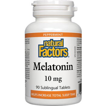 Natural Factors Natural Factors Melatonin 10mg 90 Sublingual Tablets