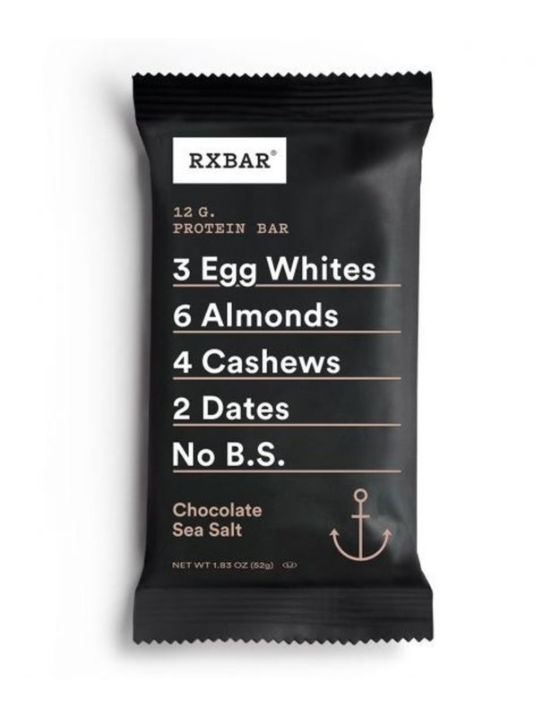 Rx Protein Bar Chocolate Sea Salt single