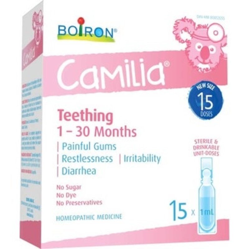 Boiron Camilia Teething Homeopathic 1-30 months 1ml- 30 units