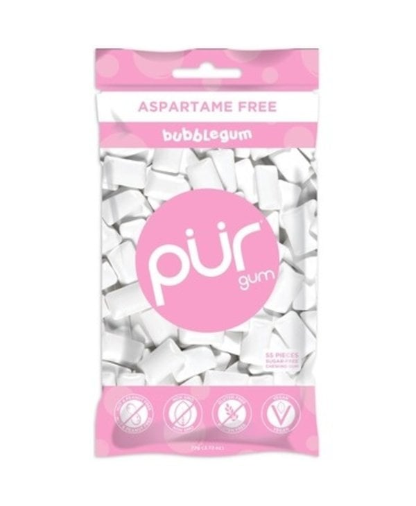 Pur Gum Bubblegum 55 piece bag