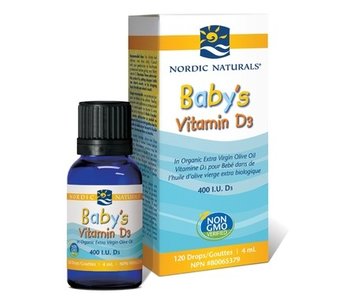 Baby's Vitamin D3 400iu 4ml