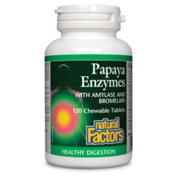 Natural Factors Papaya Enzyme Chewable 60 tabs