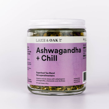 Lake and Oak Ashwagandha + Chill Superfood Tea Blend 40g
