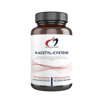 Designs for Health NAC N-Acetyl-Cysteine 900mg 120 vcaps