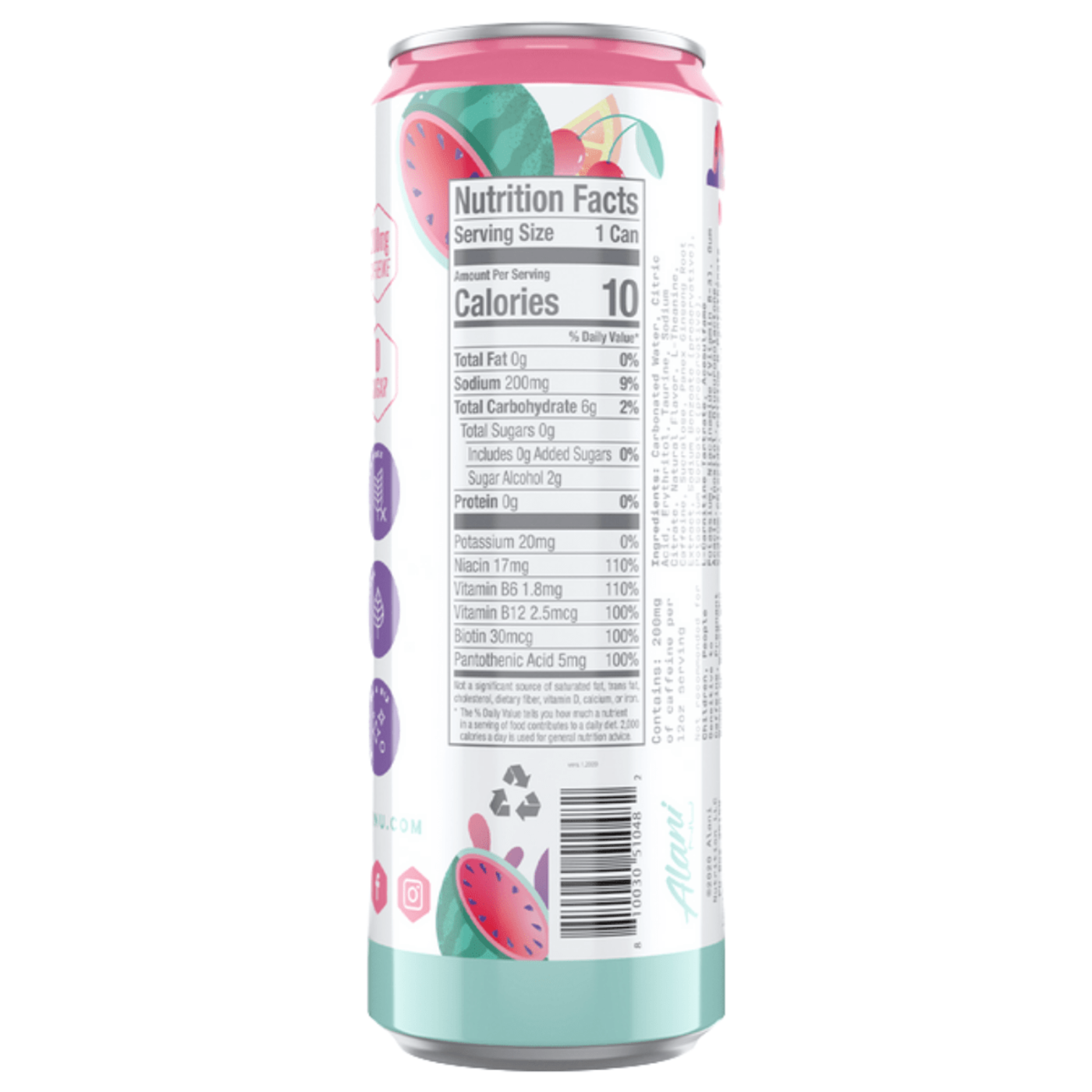 Alani Nu Watermelon Wave Energy Drink 355ml Wellness Market