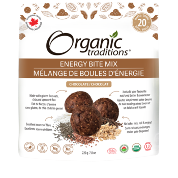 Organic Traditions Organic Traditions Energy Bite Mix - Chocolate 220g