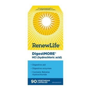 Renew Life digestmore HCL 90's