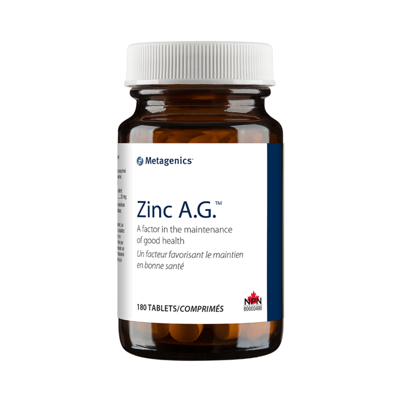Metagenics Metagenics  Zinc A.G 20mg 60 tablets
