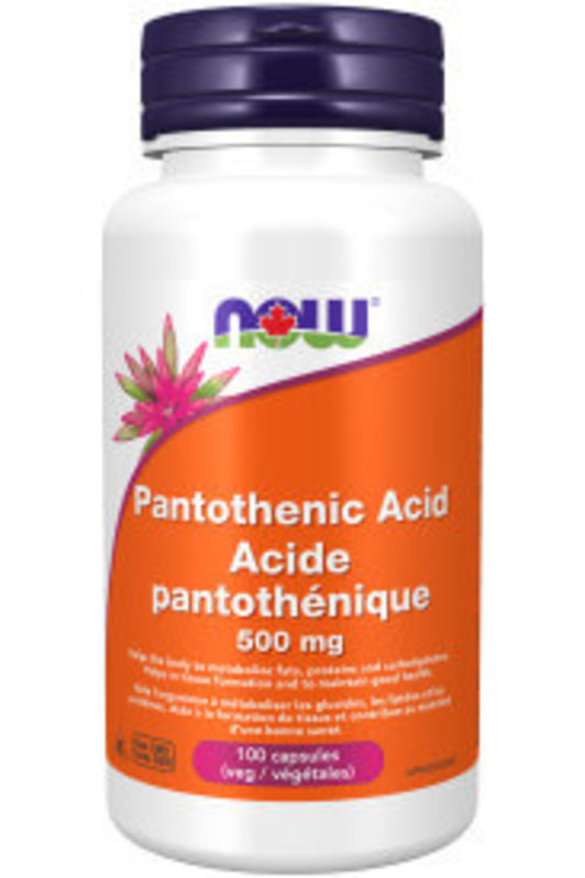 NOW NOW Pantothenic Acid 500mg