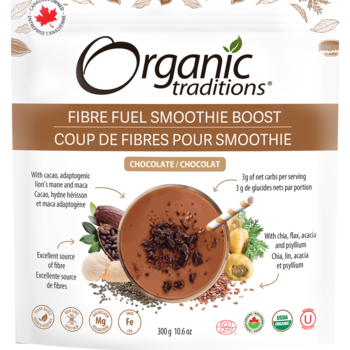 Organic Traditions Organic Traditions Fibre Fuel Smoothie Boost Chocolate300g