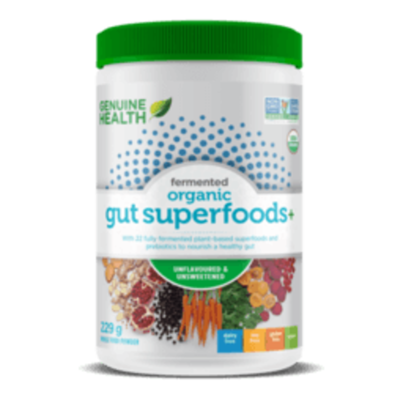 Genuine Health Genuine Health Fermented Gut Superfoods Unflavoured and Unsweetened 229g