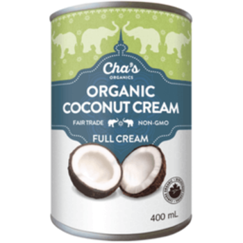 Cha's Organics Organic Coconut Cream 400ml