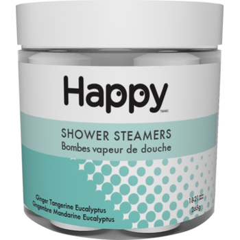 Happy Happy Shower Steamers - Ginger Tangerine Eucalyptus 20 pc