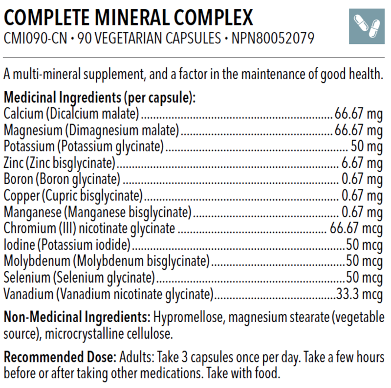 Designs for Health Complete Mineral Complex 90 caps