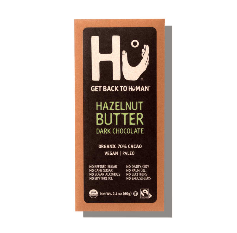 Hu Hu Hazelnut Butter Dark Chocolate