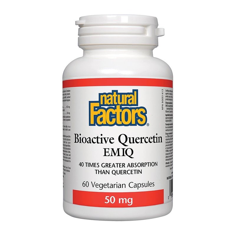Natural Factors Natural Factors Bioactive Quercetin EMIQ 60caps