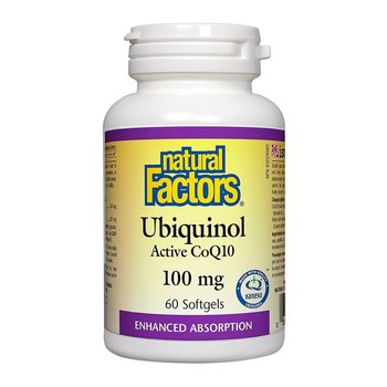 Natural Factors Natural Factors Ubiquinol Active CoQ10 100mg 60 softgels
