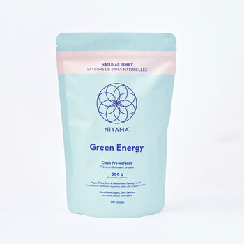 Niyama Niyama Green Energy Pre-workout Natural Berry 300g